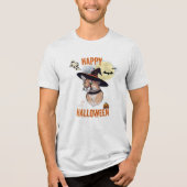 halloween animals Tri-Blend shirt (Voorkant)