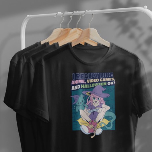 Halloween Anime Girl Ghost T-shirt