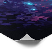 Halloween anime meisje nacht scène poster (Hoek)