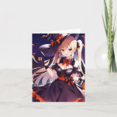 Halloween Anime Y Feestdagen Kaart (Voorkant)