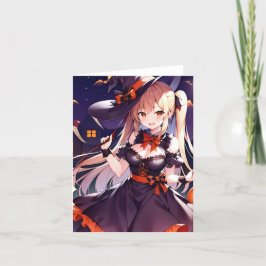 Halloween Anime Y Feestdagen Kaart