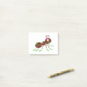 Halloween Ant zombie Post-it® Notes (Op bureau)