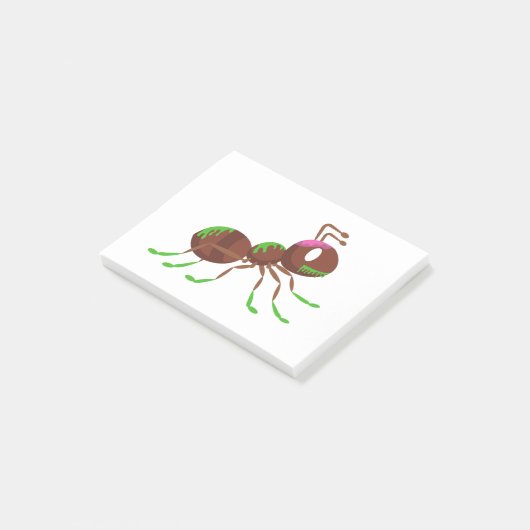 Halloween Ant zombie Post-it® Notes (Schuin)