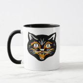 Halloween Antiek Kattengezicht Mok (Links)
