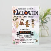 Halloween Any Age verjaardagsfeestje Kaart (Staand voorkant)