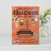 Halloween Any Age verjaardagsfeestje Kaart (Staand voorkant)