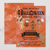 Halloween Any Age verjaardagsfeestje Kaart (Voorkant / Achterkant)