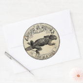 Halloween  Apothecary Eye of Lizard Ronde Sticker (Envelop)