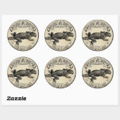 Halloween  Apothecary Eye of Lizard Ronde Sticker (Vel)