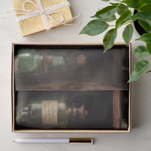 Halloween Apothecary Flessen Heks Outlander Tissuepapier (Geschenk)