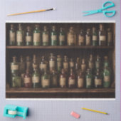 Halloween Apothecary Flessen Heks Outlander Tissuepapier (Craft)