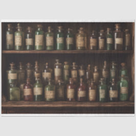 Halloween Apothecary Flessen Heks Outlander Tissuepapier