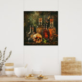 Halloween  Apothecary Poster (Keuken)