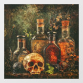 Halloween  Apothecary Window Cling Raamsticker (Vel)