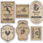  Halloween Apothecary Witch Potion Label (Voorkant)