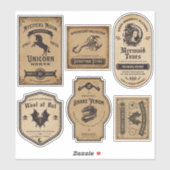  Halloween Apothecary Witch Potion Label (Vel)