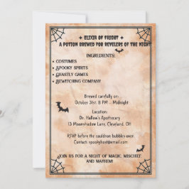 Halloween Apotheek Toverdrank Feestje Kaart