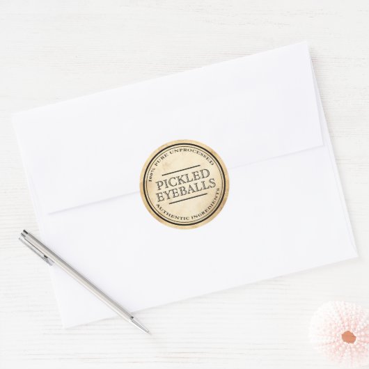 Halloween  apotheker gepekeld oogbal label (Envelop)