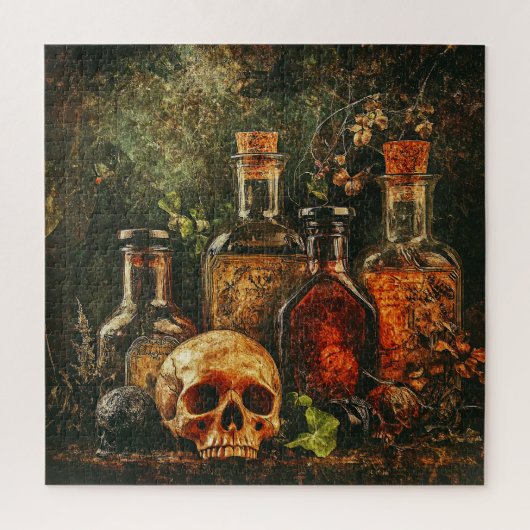 Halloween  Apotheker Puzzel (Verticaal)