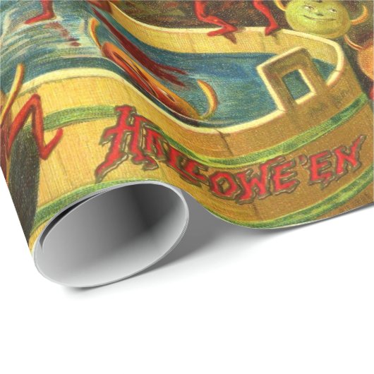 Halloween Apple Bobbing Cadeaupapier (Rol Hoek)