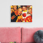 Halloween Apple Bobbing Print (Insitu (Woonkamer))
