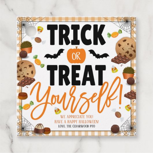 Halloween Appreciation Gift Label (Voorkant)
