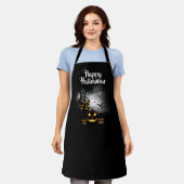 Halloween Apron Schort (Gedragen)