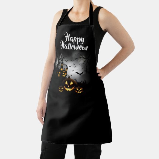 Halloween Apron Schort (Insitu)