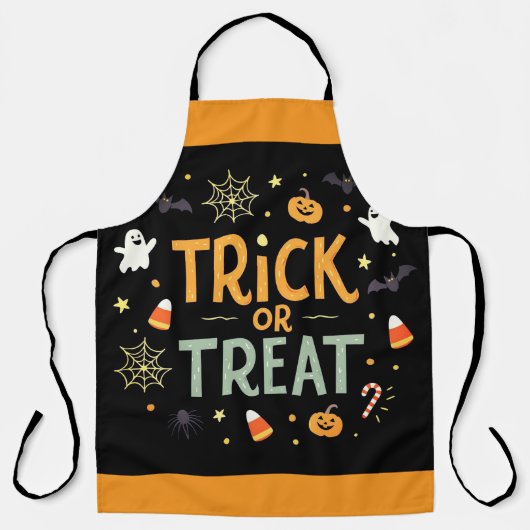Halloween apron schort (Voorkant)