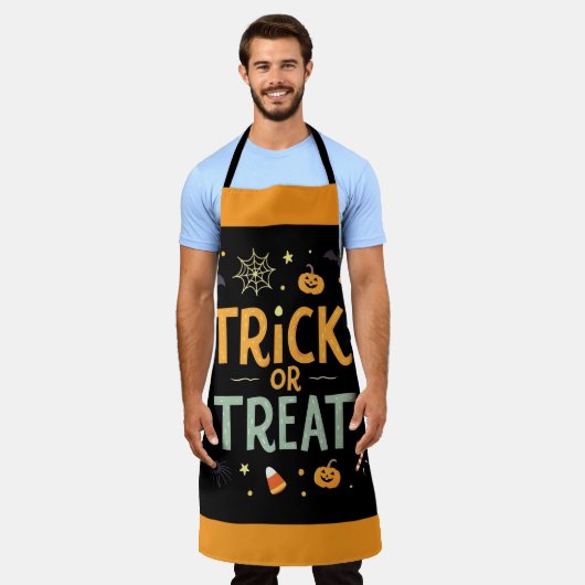 Halloween apron schort (Gedragen)