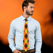 Halloween Argyle Pattern Stropdas – Classic Spooky
