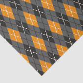 Halloween Argyle Pattern Tissuepapier (Detail)