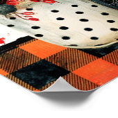 Halloween Arrangement met Pompoenen Poster (Hoek)