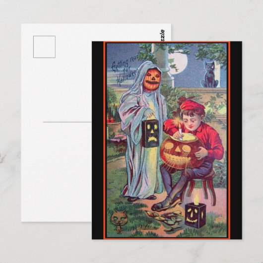  Halloween Art Briefkaart (Voorkant / Achterkant)