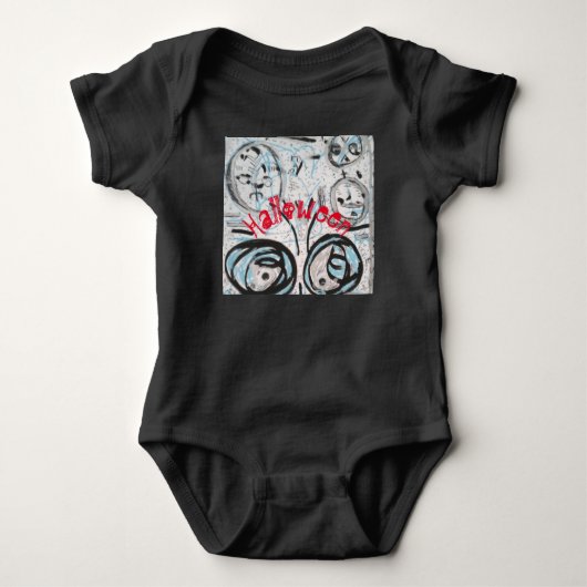 Halloween Art Collectie Baby Bodysuit (Voorkant)