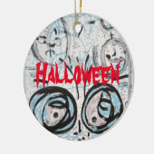Halloween Art Collectie Keramisch Ornament (Links)