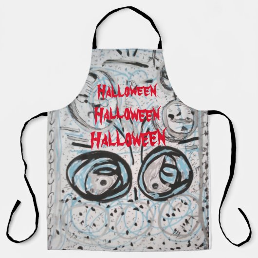 Halloween Art Collectie Schort (Voorkant)