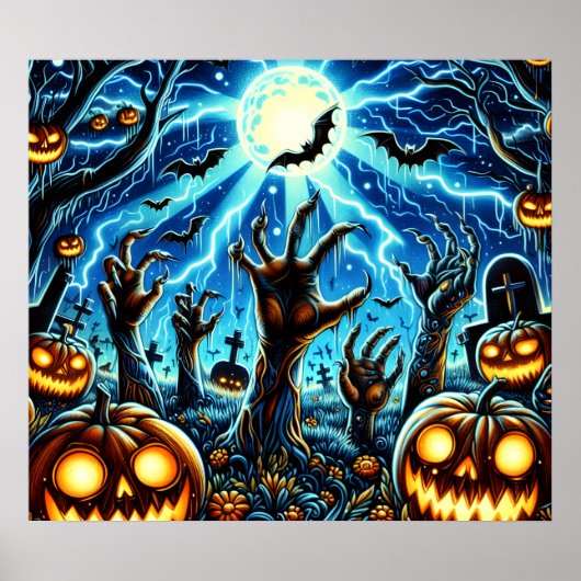 Halloween Art Poster (Voorkant)