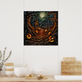 Halloween Art Poster (Keuken)
