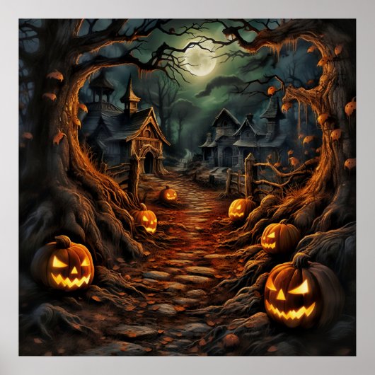 Halloween Art Poster (Voorkant)