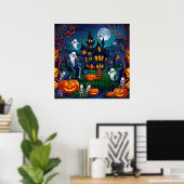Halloween Art Poster (Thuiskantoor)