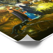 Halloween art poster "The Lesson" (Hoek)