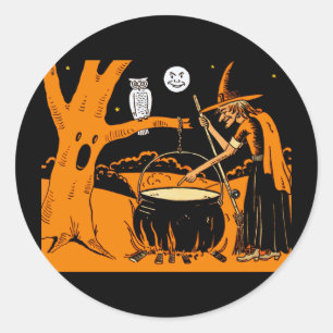 Halloween Art Ronde Sticker