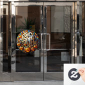 Halloween Art Window Cling Raamsticker (Kantoordeur)