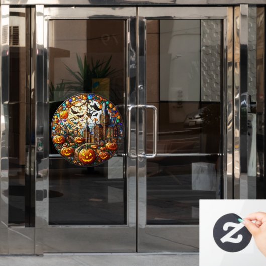 Halloween Art Window Cling Raamsticker (Kantoordeur)