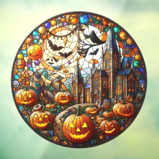 Halloween Art Window Cling Raamsticker (Vel 3)