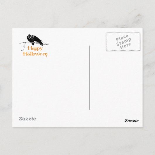  Halloween Arthur Rackham Black Cat Briefkaart (Achterkant)
