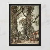  Halloween Arthur Rackham De Fairy Ball Briefkaart (Voorkant)