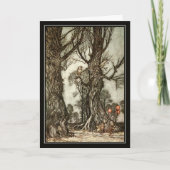  Halloween Arthur Rackham De Fairy Ball Kaart (Voorkant)