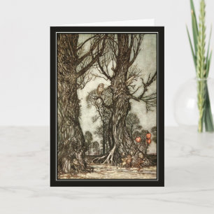  Halloween Arthur Rackham De Fairy Ball Kaart